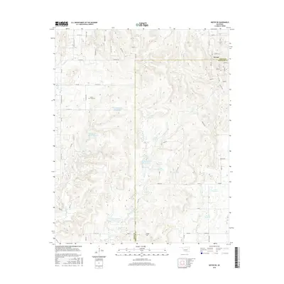 2016 Map of Kiefer SW, 2016 Print