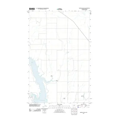 2011 Map of Kiehns Coulee, 2011 Print