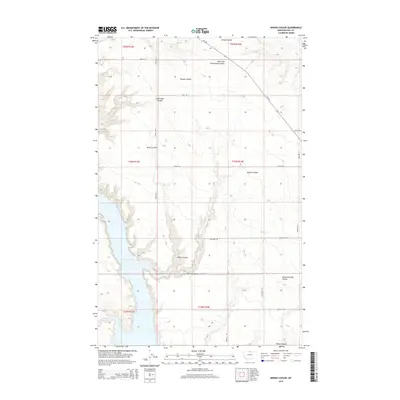 2014 Map of Kiehns Coulee, 2014 Print