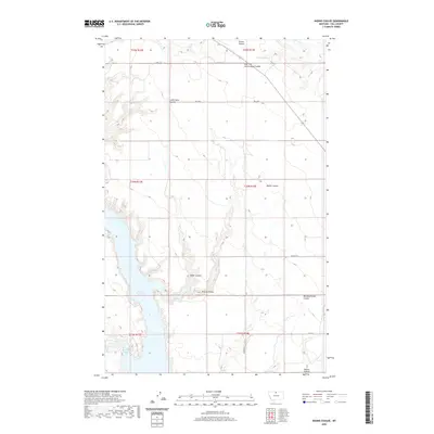 2020 Map of Kiehns Coulee, 2020 Print