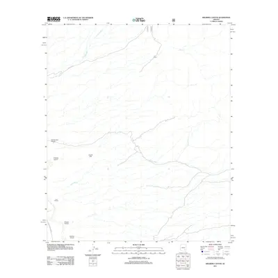 2011 Map of Kielberg Canyon, 2011 Print