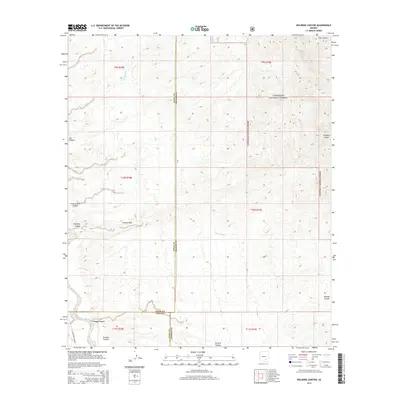2014 Map of Kielberg Canyon, 2014 Print