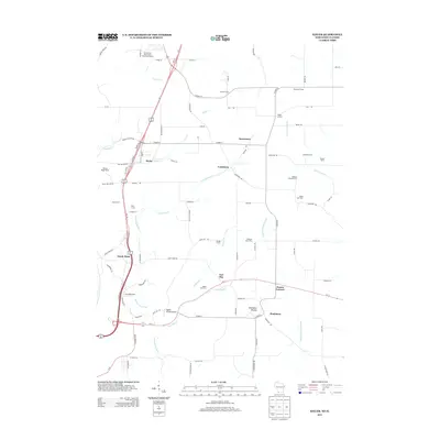 2013 Map of Kieler, 2013 Print