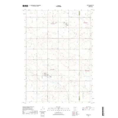 2019 Map of Kiester, 2019 Print