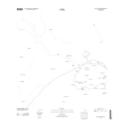 2013 Map of Kilauea Crater, 2013 Print