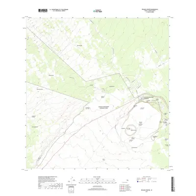2017 Map of Kilauea Crater, 2017 Print