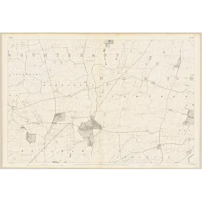 1837 Map of Kildare - Sheet 10, 1839 Print
