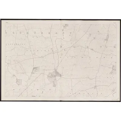 1837 Map of Kildare - Sheet 10, 1863 Print