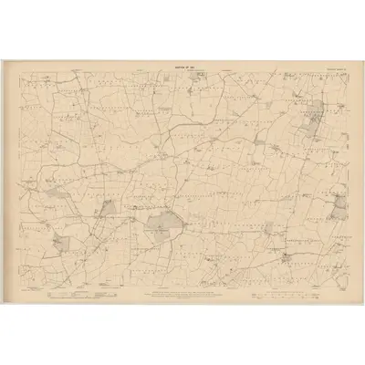 1909 Map of Kildare - Sheet 10, 1911 Print