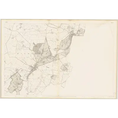 1837 Map of Kildare - Sheet 11, 1839 Print
