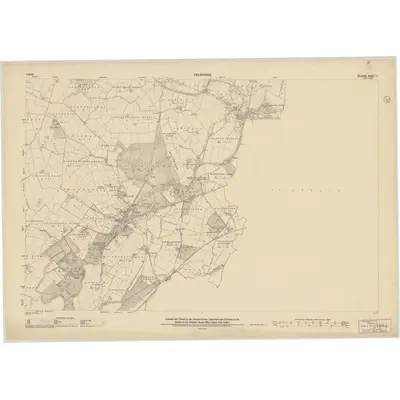 1939 Map of Kildare - Sheet 11, 1953 Print