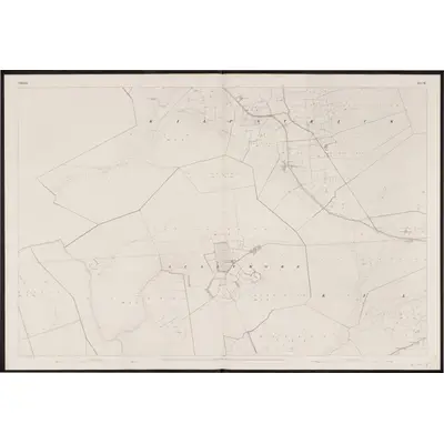 1838 Map of Kildare - Sheet 12, 1863 Print