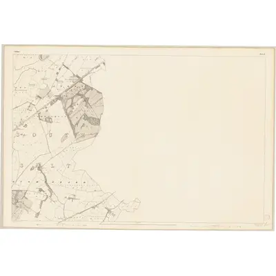 1838 Map of Kildare - Sheet 15, 1839 Print