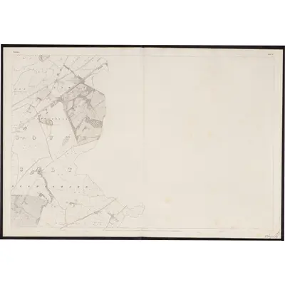 1838 Map of Kildare - Sheet 15, 1860 Print