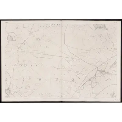 1837 Map of Kildare - Sheet 18, 1863 Print