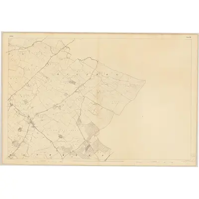 1837 Map of Kildare - Sheet 20, 1839 Print