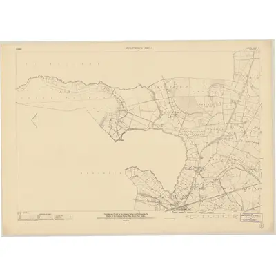 1939 Map of Kildare - Sheet 21 [with inset], 1953 Print
