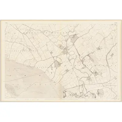 1837 Map of Kildare - Sheet 23, 1839 Print