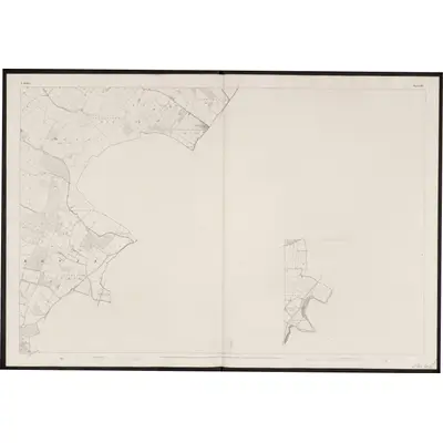 1837 Map of Kildare - Sheet 25 [with inset 25A], 1861 Print