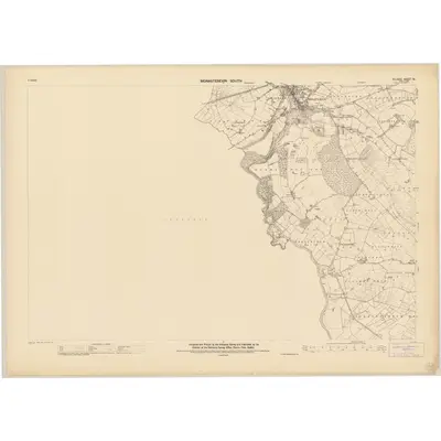 1939 Map of Kildare - Sheet 26, 1954 Print