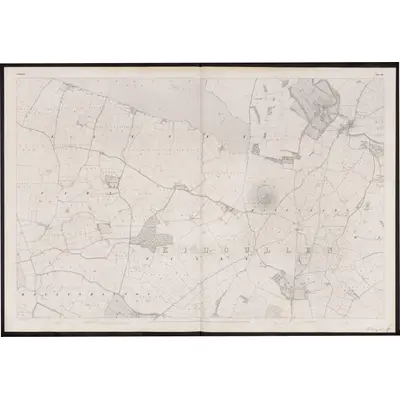 1837 Map of Kildare - Sheet 28, 1862 Print