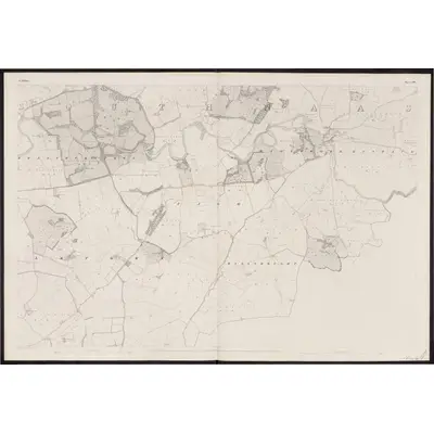 1837 Map of Kildare - Sheet 29, 1862 Print