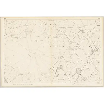 1837 Map of Kildare - Sheet 31, 1839 Print