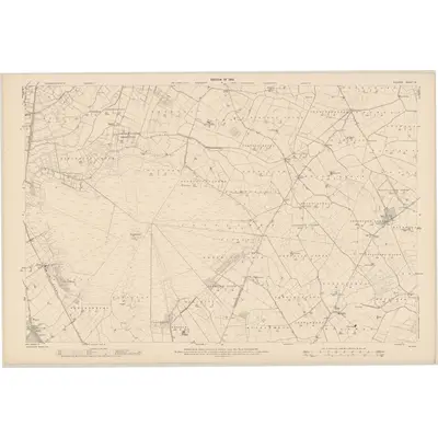1908 Map of Kildare - Sheet 31, 1910 Print