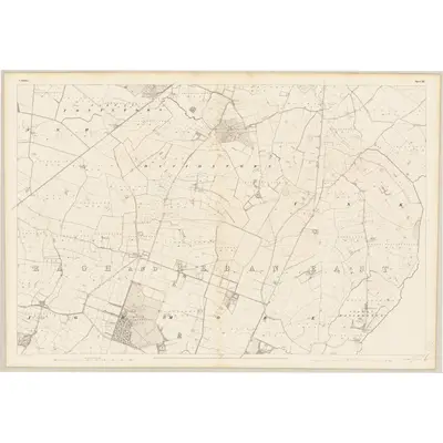 1837 Map of Kildare - Sheet 32, 1839 Print