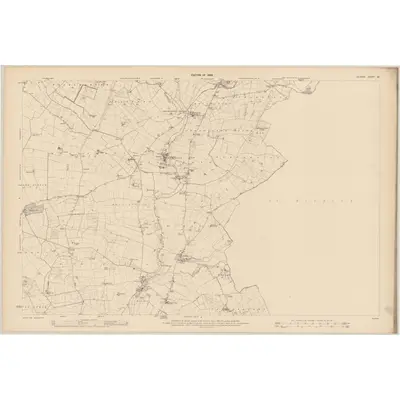1908 Map of Kildare - Sheet 36, 1909 Print