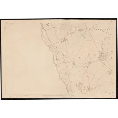 1837 Map of Kildare - Sheet 37 [with extension], 1849 Print