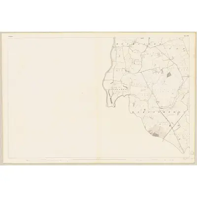 1837 Map of Kildare - Sheet 39, 1839 Print