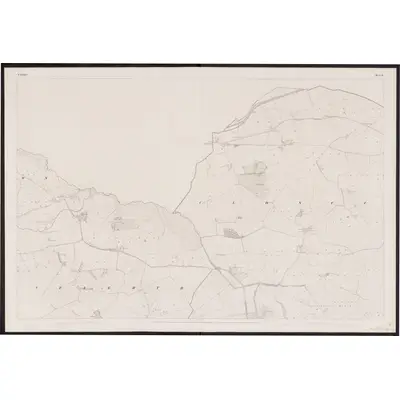 1838 Map of Kildare - Sheet 4, 1863 Print