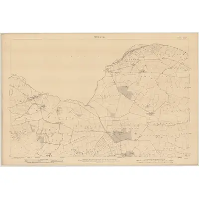 1909 Map of Kildare - Sheet 4, 1911 Print