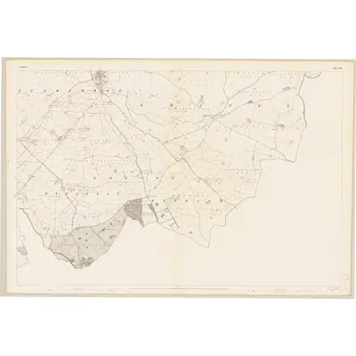 1837 Map of Kildare - Sheet 40, 1839 Print