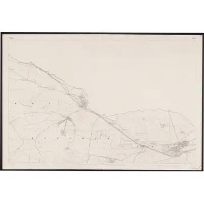 1837 Map of Kildare - Sheet 5, 1863 Print