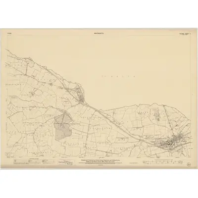 1939 Map of Kildare - Sheet 5, 1951 Print