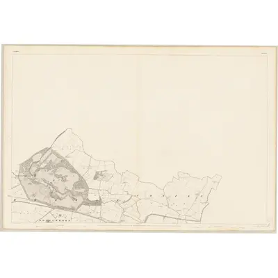 1837 Map of Kildare - Sheet 6, 1839 Print