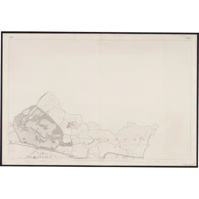 1837 Map of Kildare - Sheet 6, 1862 Print
