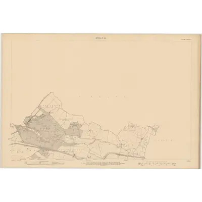 1908 Map of Kildare - Sheet 6, 1911 Print