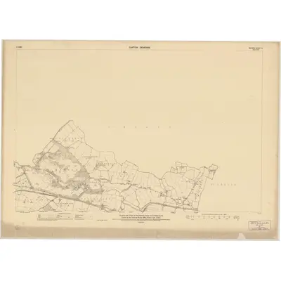 1939 Map of Kildare - Sheet 6, 1955 Print
