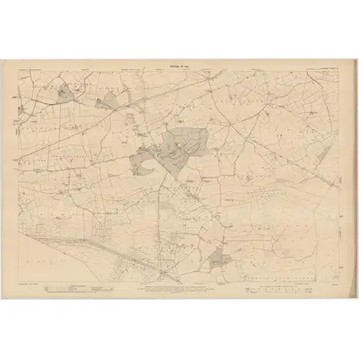 1909 Map of Kildare - Sheet 8, 1911 Print