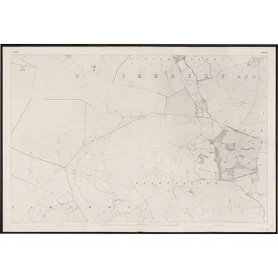 1837 Map of Kildare - Sheet 9, 1863 Print