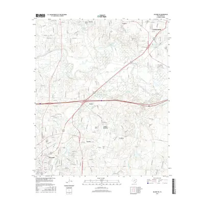 2016 Map of Kilgore NE, 2016 Print
