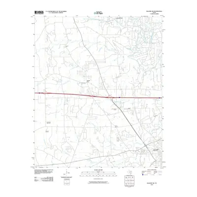 2010 Map of Kilgore NW, 2010 Print