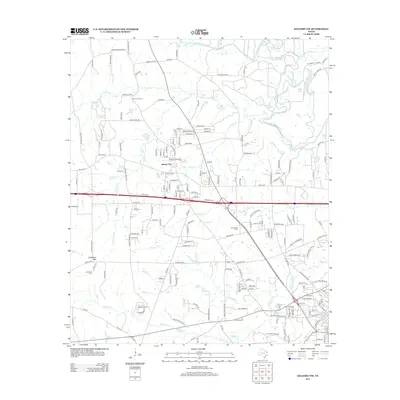 2013 Map of Kilgore NW, 2013 Print