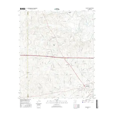 2016 Map of Kilgore NW, 2016 Print