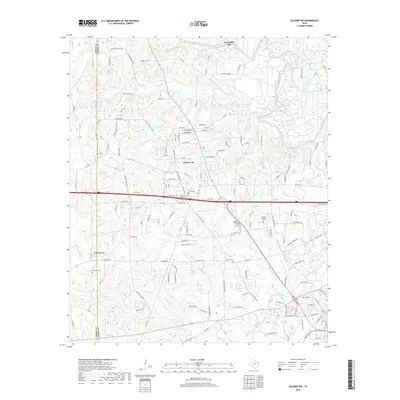2019 Map of Kilgore NW, 2019 Print
