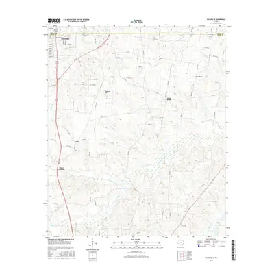 2016 Map of Kilgore SE, 2016 Print
