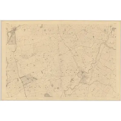 1839 Map of Kilkenny - Sheet 10, 1842 Print